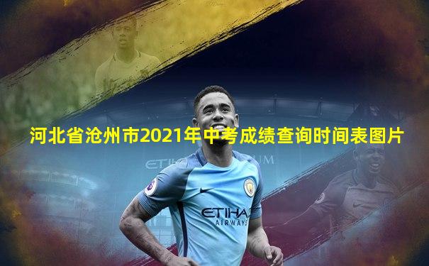 河北省沧州市2021年中考成绩查询时间表图片