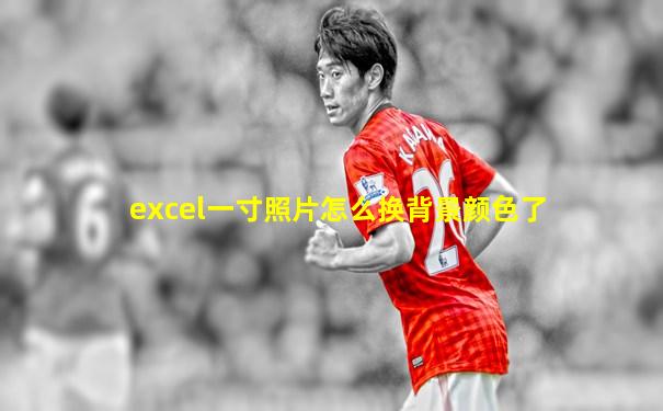 excel一寸照片怎么换背景颜色了