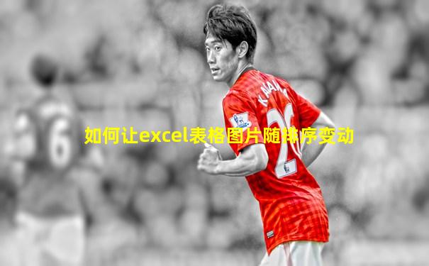 如何让excel表格图片随排序变动