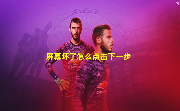 屏幕坏了怎么点击下一步