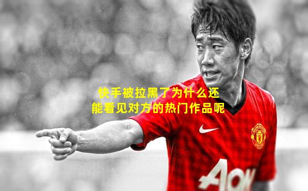 快手被拉黑了为什么还能看见对方的热门作品呢