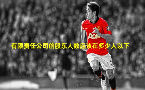 有限责任公司的股东人数应该在多少人以下