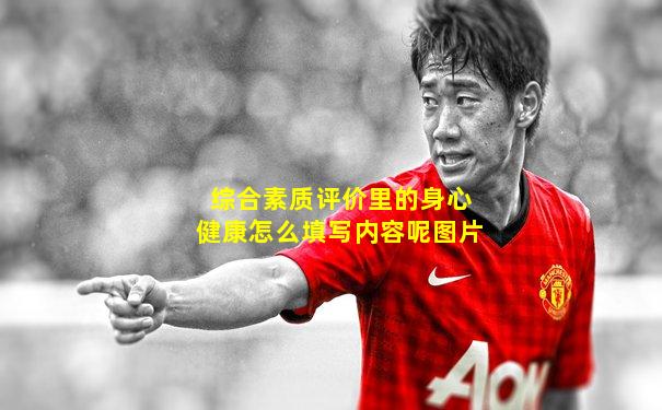 综合素质评价里的身心健康怎么填写内容呢图片